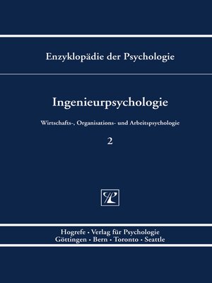 cover image of Ingenieurpsychologie